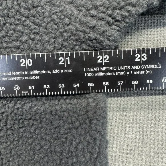 Howler Brothers Sherpa Fleece Zip Hoodie Gray Men’s Medium Hooded Outdoor Jacket - Picture 9 of 11